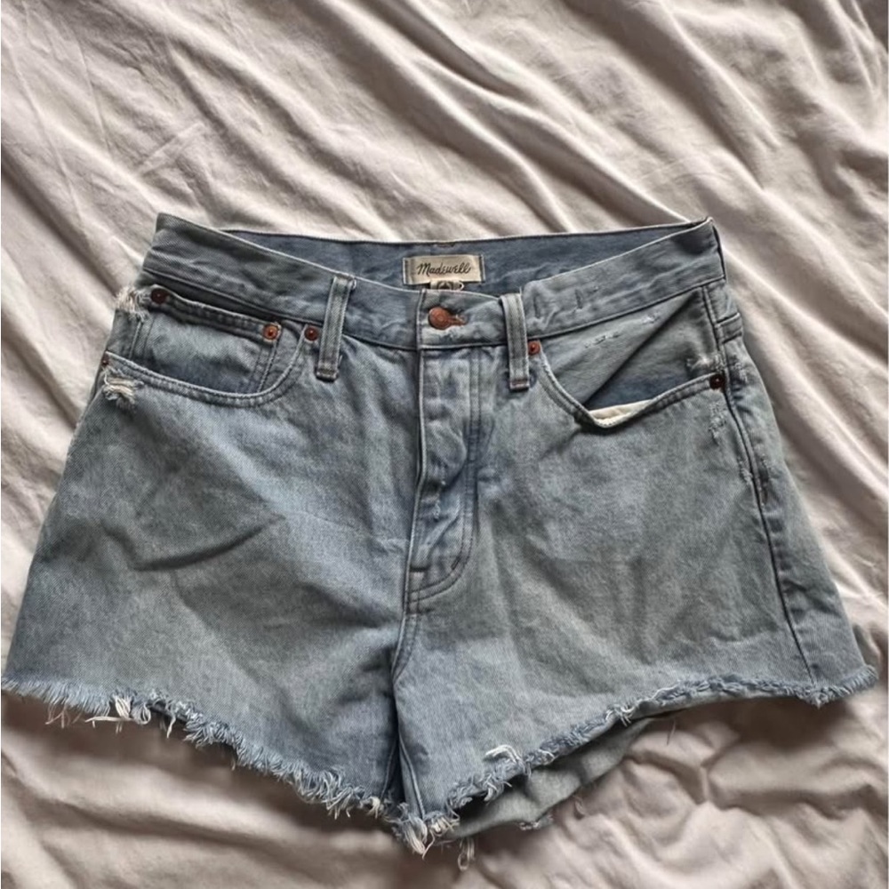 Madewell Light Blue Jean Shorts